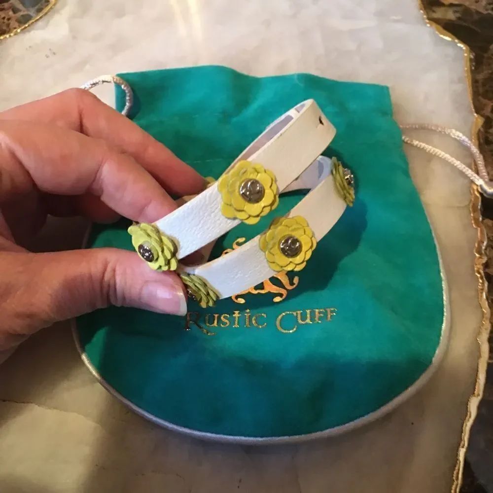 Double Wrap Rustic Cuff Meagan - Picture 3 of 9